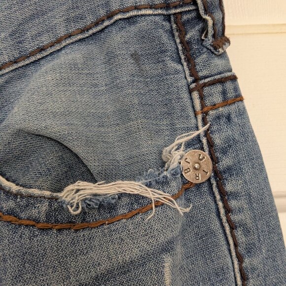 True Religion Men's  Relaxed Straight  Size 34 Blue . - Picture 7 of 16